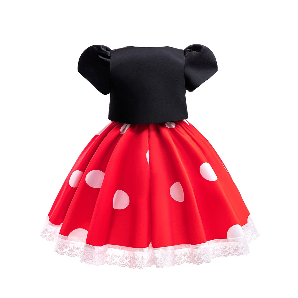2-12 años Niños Bebé Niño Niña Fiesta de Cumpleaños Halloween Juegos con disfraces Mickey Vestido Traje Foto 3 de 4