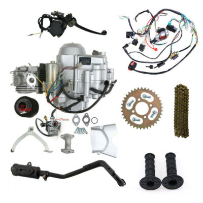 125cc Electric Engine Motor kit Semi Auto w/ Reverse for Taotao ATV Go kart SUNL