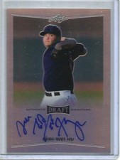 Chih-Wei Hu 2016 Leaf Draft Silver Prism Autograph