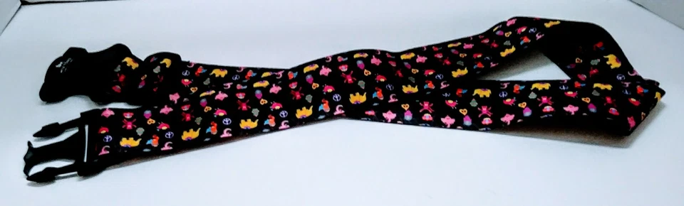 2 Mia Toro Italian, Mistico Belt Luggage Straps, Multi Color 2x Expandable NWT - Image 3 of 4