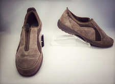 Dr Scholls Women's Brown Slip on With Zipper shoes size 6.5