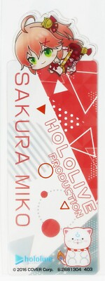 Hololive Sakura Miko Bookmark Card Collection Vol.1 Made in Japan