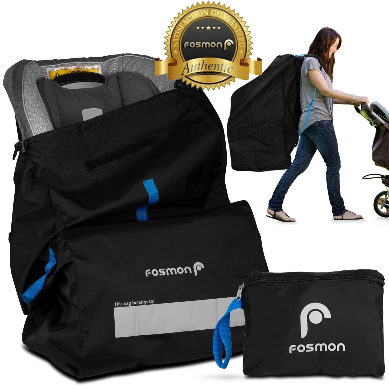 Baby Infant Toddler Car Seat Airplane Air Travel Bag [Reinforced Seams] Backpack Review