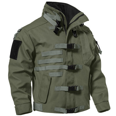 Waterproof US Army Men's Tactical Jacket Windproof Military Hard
