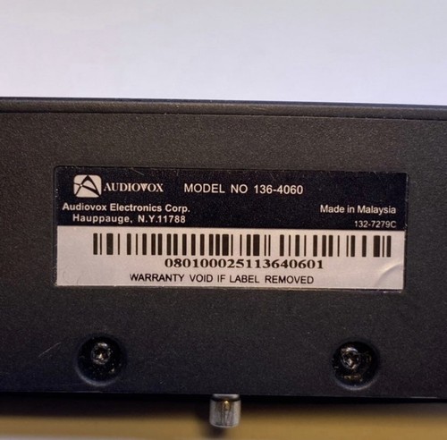 Audiovox Satellite Radio Dock Only Model 136-4060 - Picture 3 of 3