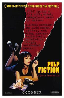 PULP FICTION Movie POSTER 27x40 G John Travolta Samuel L
