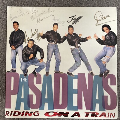The Pasadenas- Riding On A Train 12  Vinyl * SIGNED*