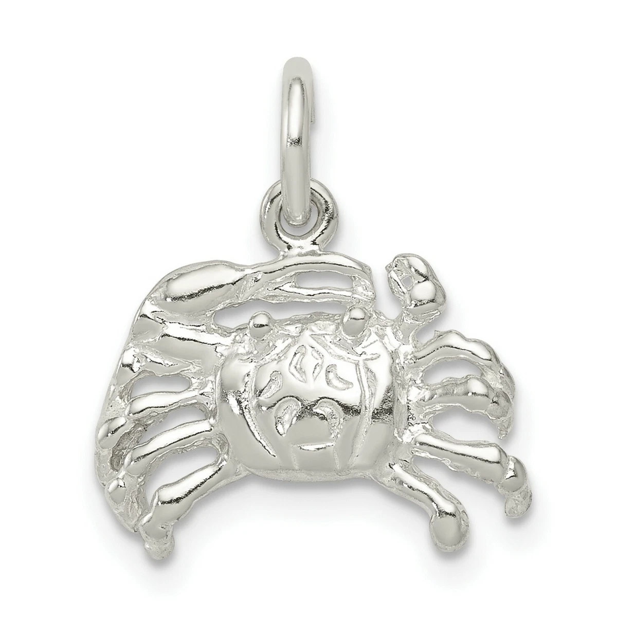 Sterling silver hotsell crab charm