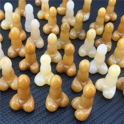 Wholesale Natural mix mini Penis Carved quartz Crystal Massager Wand Healing - Picture 257 of 296