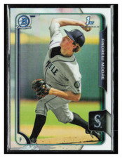 2015 Bowman Draft Chrome Refractor #91 Andrew Moore 1st Bowman
