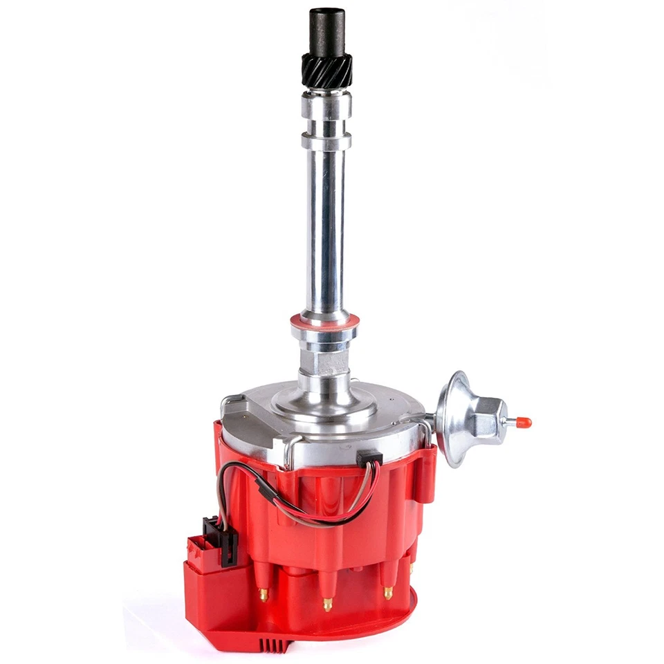 SBC Chevy Performance HEI Distributor Red Cap Super Coil 305 350 400 Small Block - Изображение 4 из 4