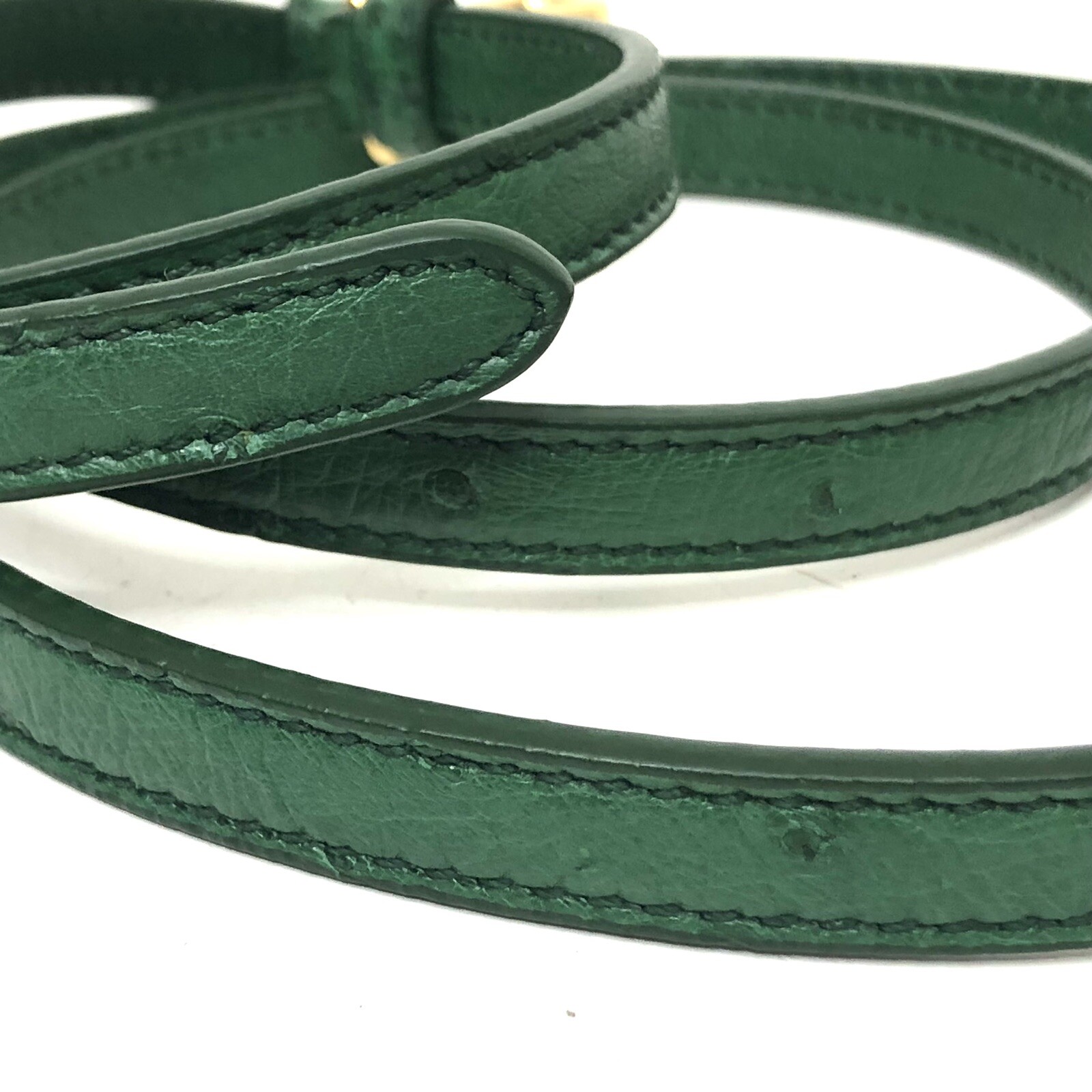 Authentic PRADA Leather Replacement Strap w/ Gold… - image 6