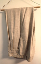 Eric New York pleated Womens Dress pants sz 14 Sand Color