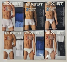 2XIST  Mens Brief, Boxer Brief, No-Show Trunk, No-Show Briefs Underwear You Pick
