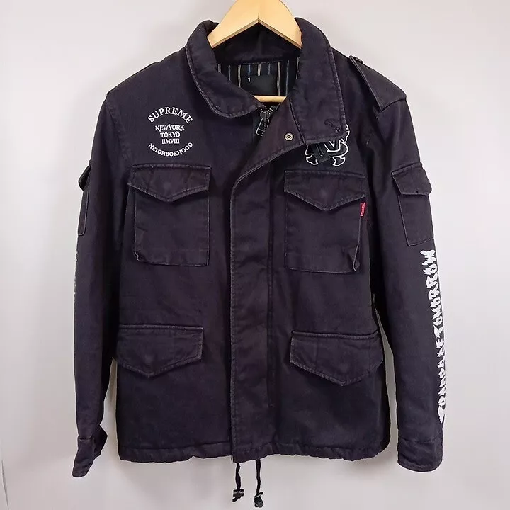 Veste de vol Supreme X NEIGHBORHOOD M 65 Field noire taille 1 homme