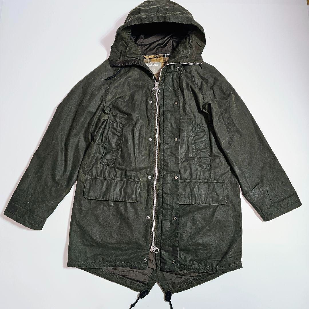 Barbour x Margaret Howell Waxed Cotton Jacket Men's Hood