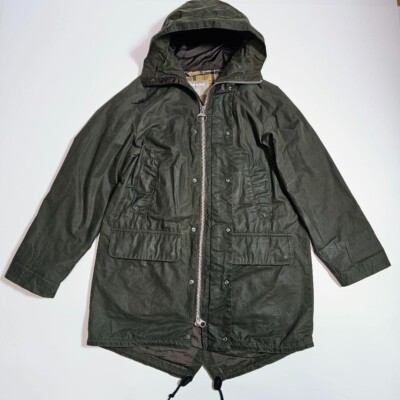 BARBOUR×Margaret Howell WAXED COTTON Barbour x Margaret Howell Waxed Cotton Jacket Men's Hood