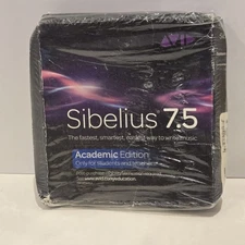 Sibelius 7.5 Academic Edition Music Notation Software 4 Disc Sealed *BOX DAMAGE*