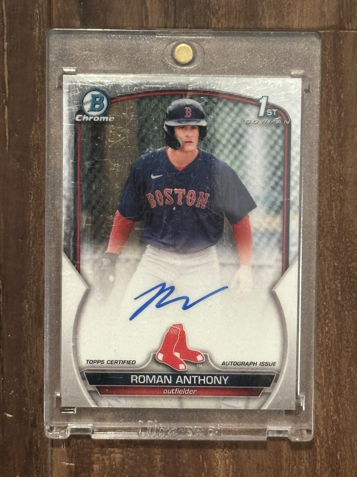 2023 Bowman - Chrome Prospect Autographs Roman Anthony #CPA-RA (AU, RC)
