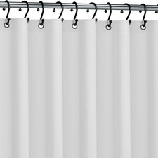 72x72 PEVA Shower Curtain Liner Waterproof Magnetic Bottom Bathroom