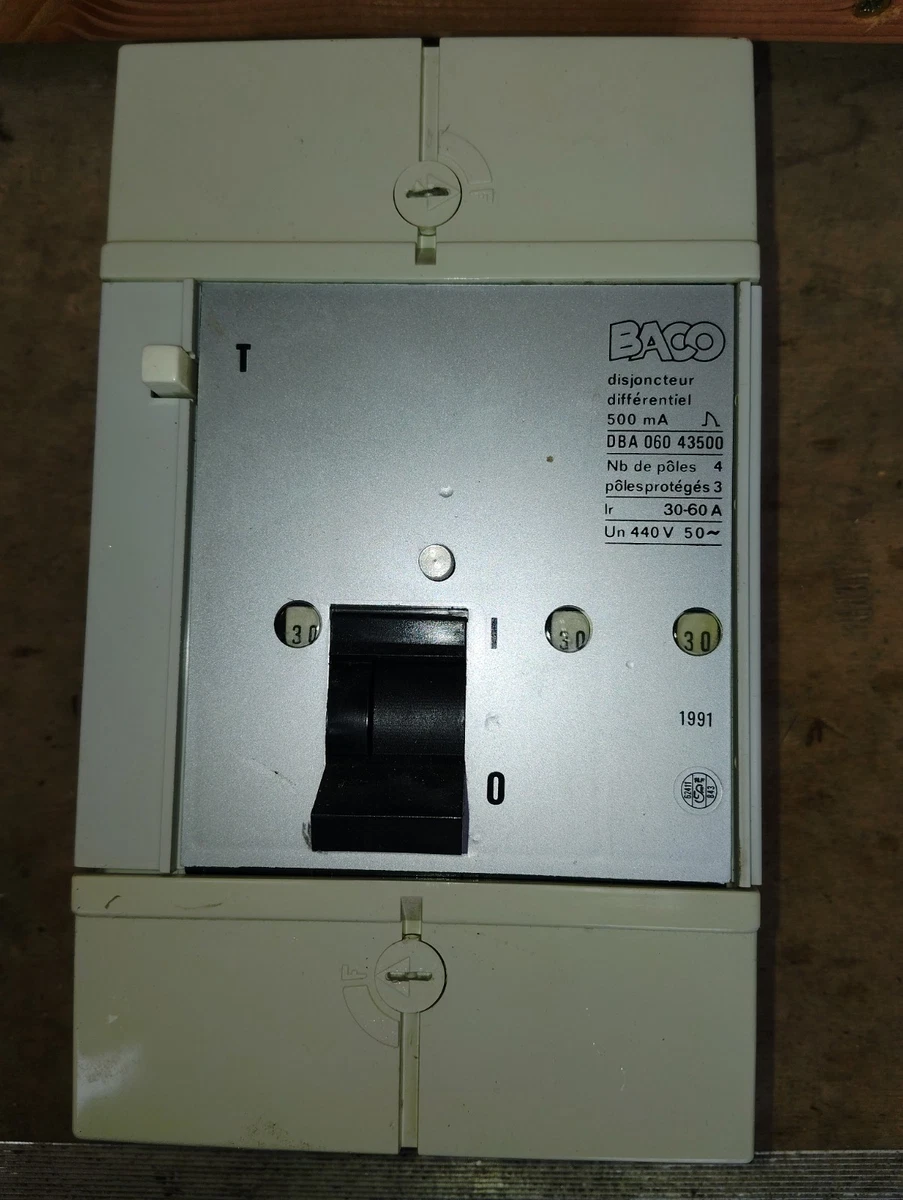 Disjoncteur différentiel 500mA Legrand 60A type S monophasé 230v - Bricolage