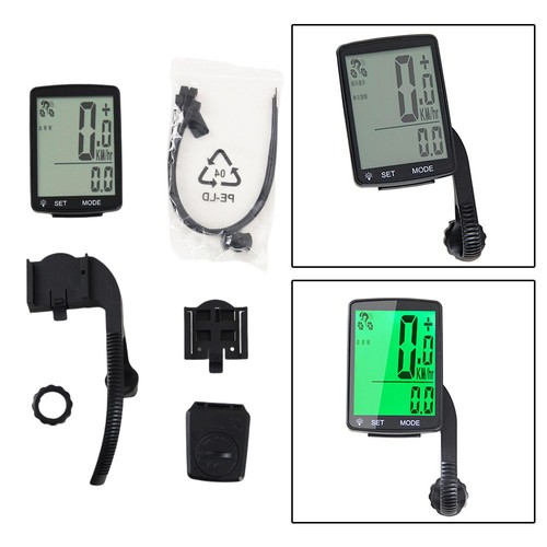Average Speed Bike Computer Wireless Transmission Easy To Install Bike Riding - Picture 10 of 12