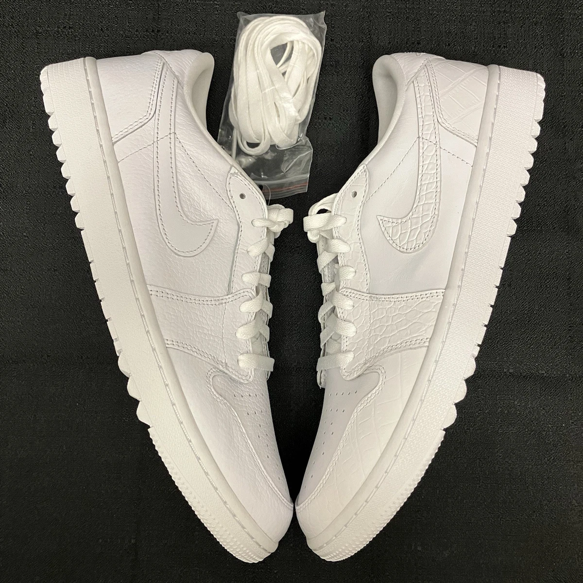 Jordan 1 Golf Low White Crocodile for Sale | Authenticity