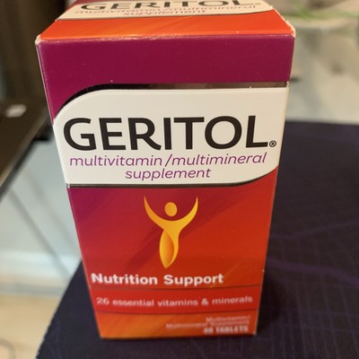 Geritol Multivitamin & Multimineral Supplement 40 Tablets 
