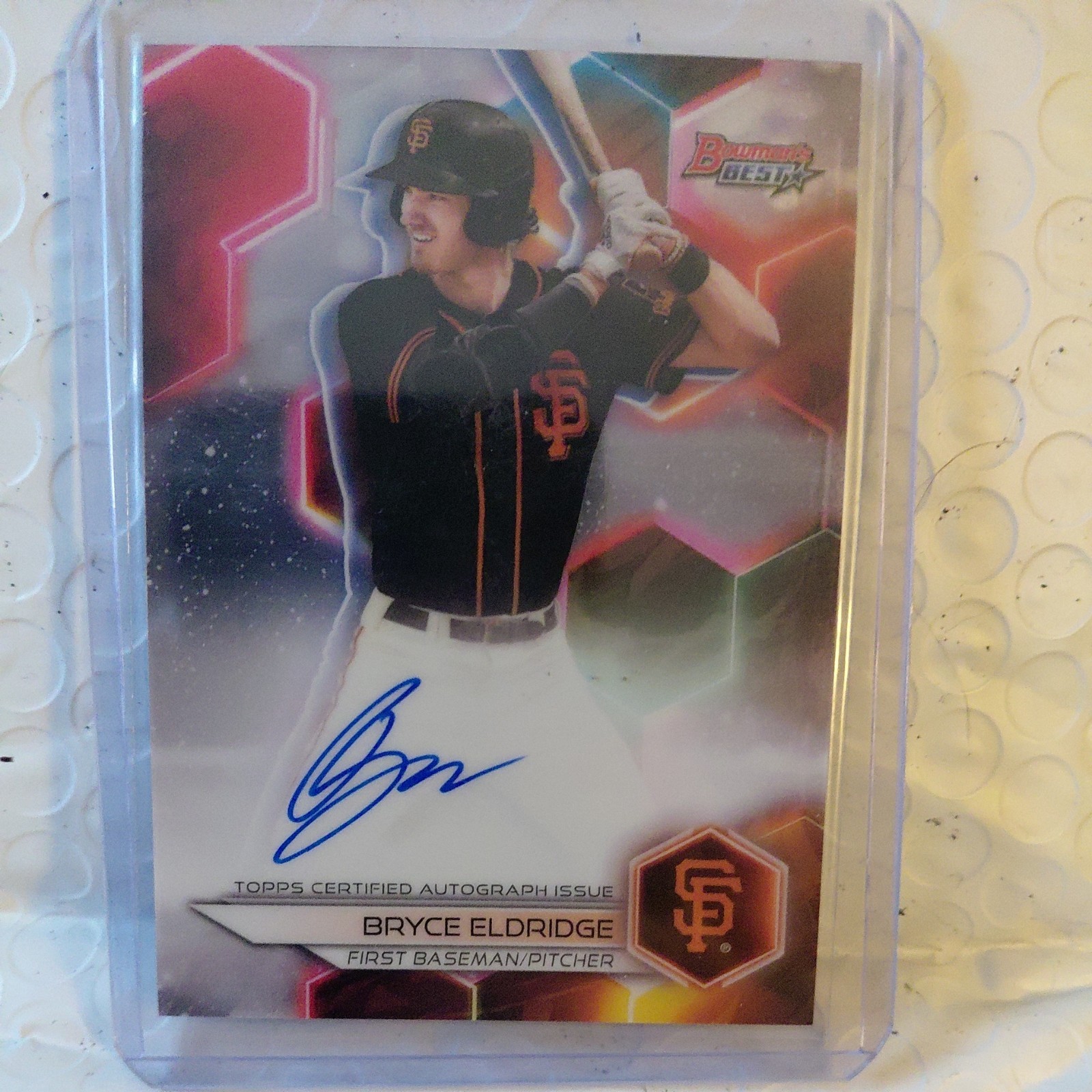 2023 Bowman's Best - Best of 2023 Autographs Bryce Eldridge #B23-BE (AU, RC)