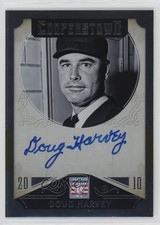 2015 Panini Cooperstown HOF Signatures Doug Harvey #15 Auto HOF n8a