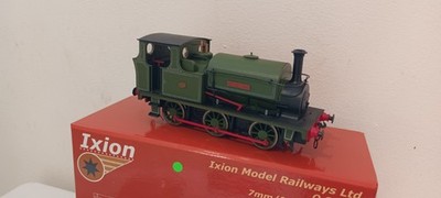 Spur O 7mm IXION Contractors Tank Loco 0-6-0 Green Livery Ladysmith 'no.10'