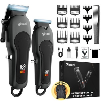 Hair Clippers for Men Professional Cordless Clippers Trimmer Set Super Quiet