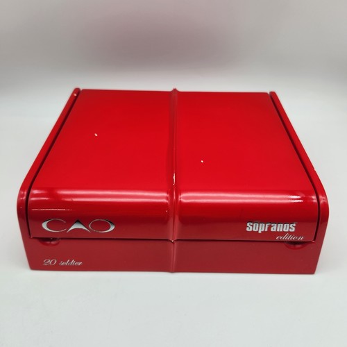 RARE 2005 CAO Sopranos Red Trunk Mob LIMITED EDITION Cigar Box