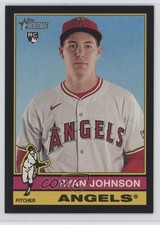 2025 Topps Heritage High Number Black Bordered Ryan Johnson #694 6va