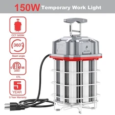 150W LED Construction Temporary Work Light High Bay Workshop Tunnel Jobsite Lamp