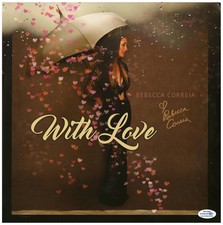 Rebecca Correia Signed Autographed Record Album LP With Love ACOA