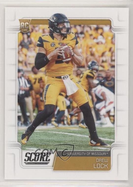 2019 Score Rookies Drew Lock #334 0a3