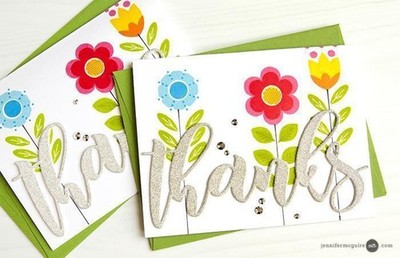 Altenew Folksy Florals Photopolymer Stamps & Dies