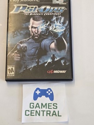 Psi-Ops Mindgate Conspiracy (Sony Playstation 2 PS2, 2004) NO MANUAL 