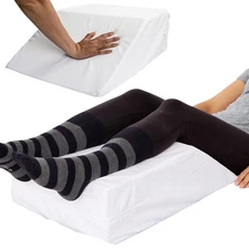 Hermell Zero Gravity Leg Rest Pillow – Foam Wedge for Post-Surgery Recover