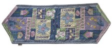 Spring Quilted Table Runner Showers Flowers Pastel 13 X 35 Blossoms Blooms