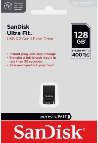 SanDisk ULTRA FIT 16GB 32GB 64GB 128GB 256GB 512GB Unidad USB 3.2 flash drive ES - Imagen 8 de 13