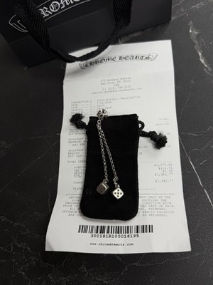 Chrom Herzen Würfel Ohrhänger Sterling Silber 925
