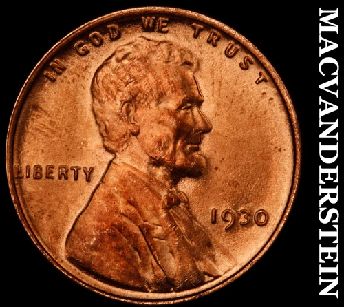 1930 Lincoln Wheat Cent-Choice Gem BU Lustrous No Reserve #i6550