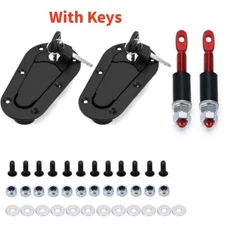 ⭐ Universal Racing Car Flush Mount Quick Release Hood Latch Pin w/ Key Locking ⭐