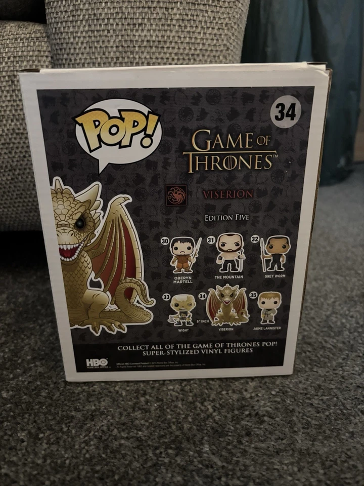 Funko Pop! Vinyl Viserion #34 6-inch Game of Thrones Collectible Figure - Image 2 of 4