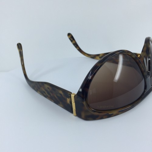 New Vintage Yves Saint Laurent YSL 8761-2 Y 185 Sunglass Tortoise & Gold France - Picture 11 of 15