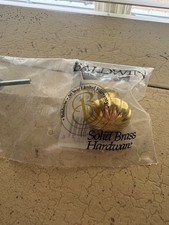 Zestaw 44 Baldwin 4981-030 Melon Solidny mosiężny gałka szafki Polerowany mosiądz 1,25"