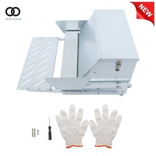 Chicken Feeder Poultry Feeder Galvanized Steel 20 lb For 6-12 Chickens Automatic