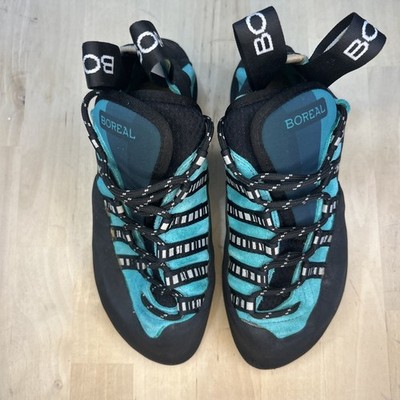 Boreal size 5.5 Lynx Leather Upper Padded Tongue Climbing Shoes